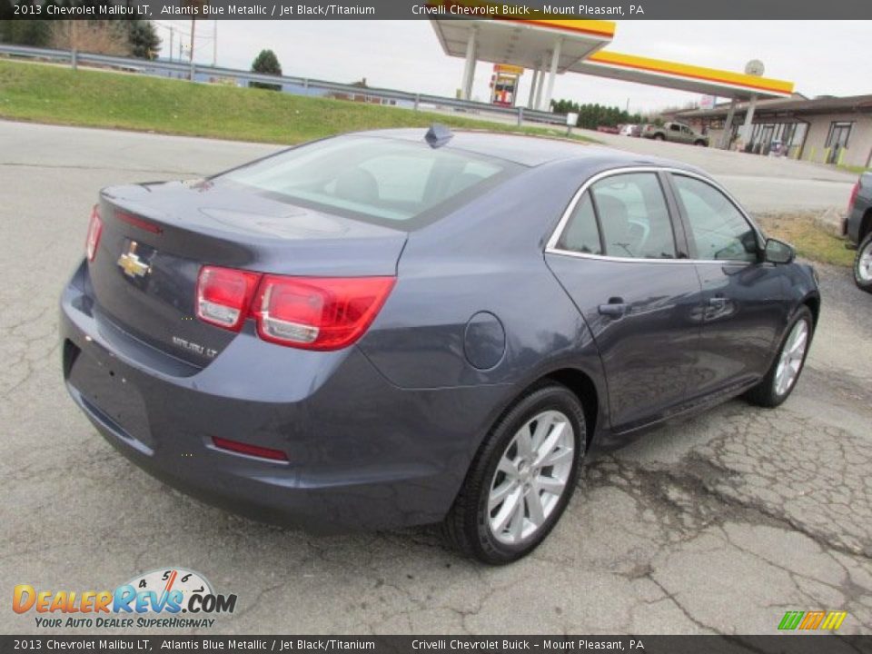 2013 Chevrolet Malibu LT Atlantis Blue Metallic / Jet Black/Titanium Photo #7
