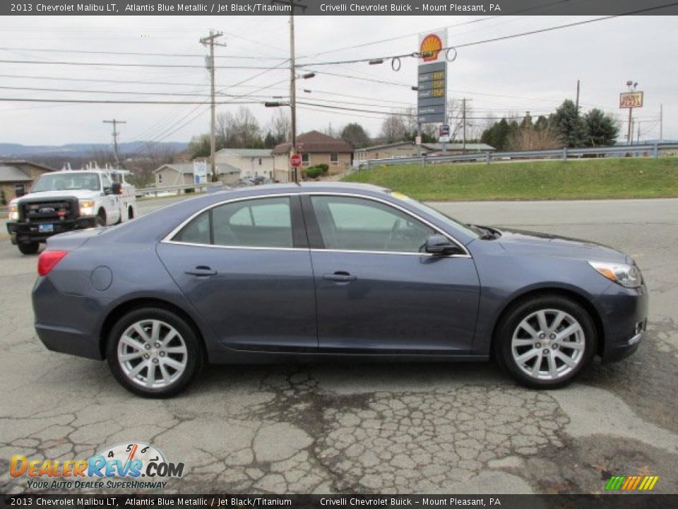 2013 Chevrolet Malibu LT Atlantis Blue Metallic / Jet Black/Titanium Photo #8