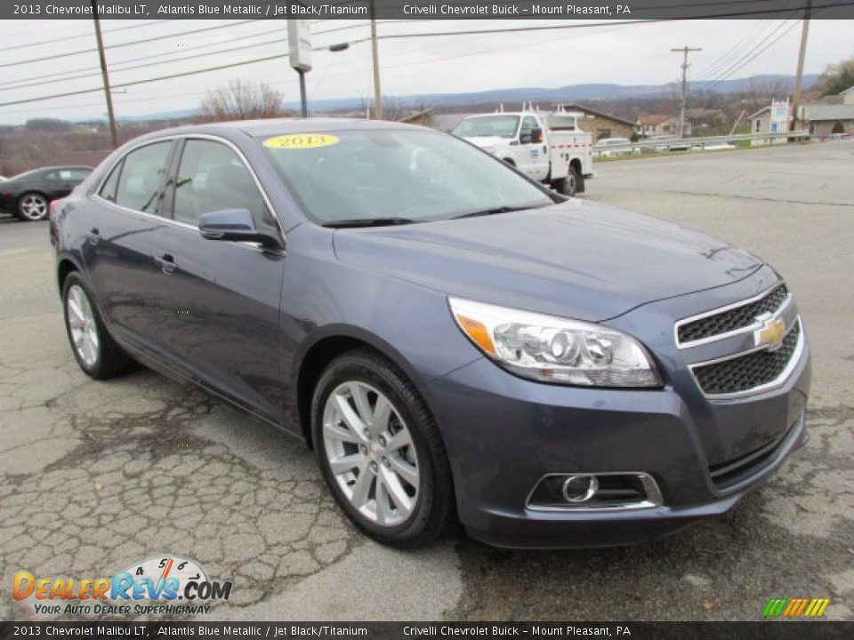2013 Chevrolet Malibu LT Atlantis Blue Metallic / Jet Black/Titanium Photo #9