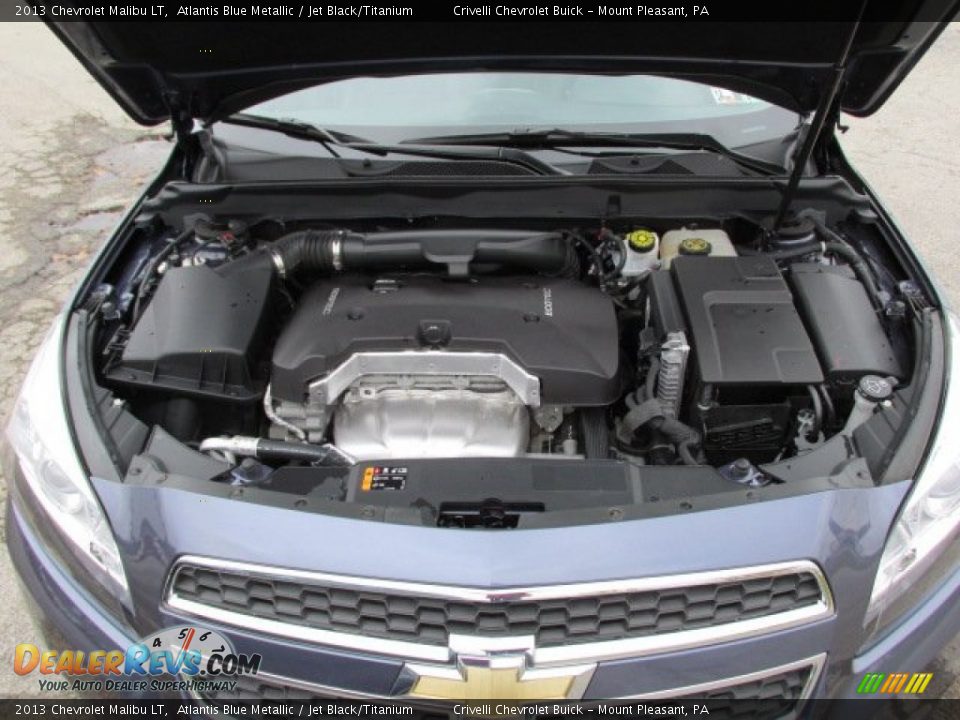 2013 Chevrolet Malibu LT Atlantis Blue Metallic / Jet Black/Titanium Photo #12