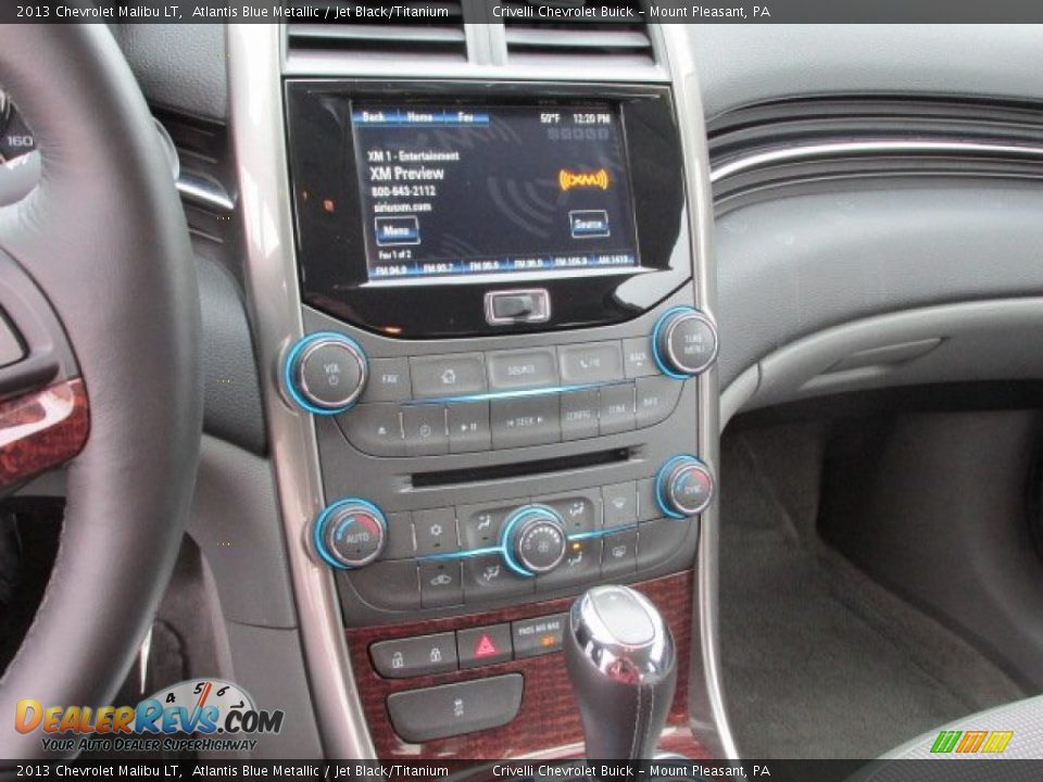 2013 Chevrolet Malibu LT Atlantis Blue Metallic / Jet Black/Titanium Photo #18
