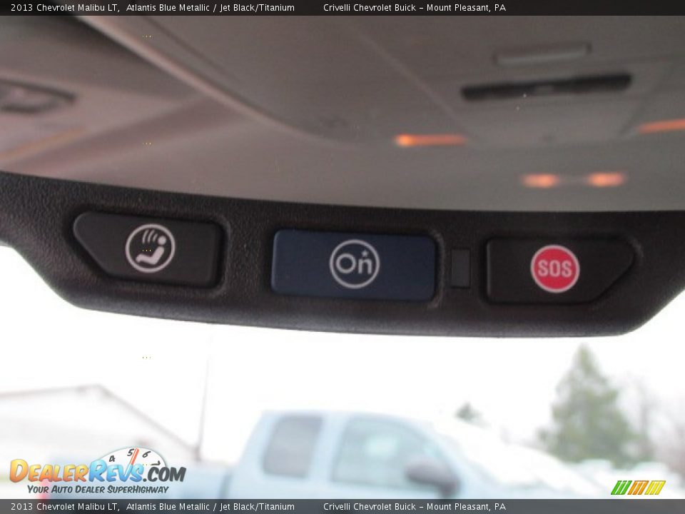 2013 Chevrolet Malibu LT Atlantis Blue Metallic / Jet Black/Titanium Photo #20