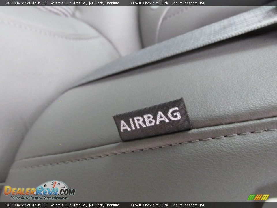 2013 Chevrolet Malibu LT Atlantis Blue Metallic / Jet Black/Titanium Photo #25