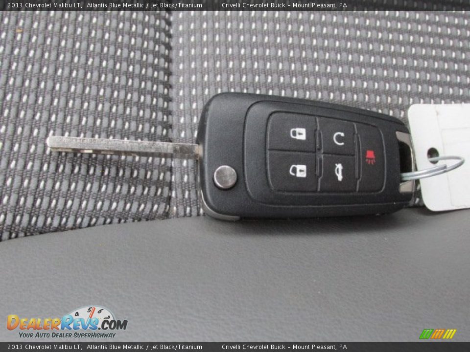 2013 Chevrolet Malibu LT Atlantis Blue Metallic / Jet Black/Titanium Photo #30