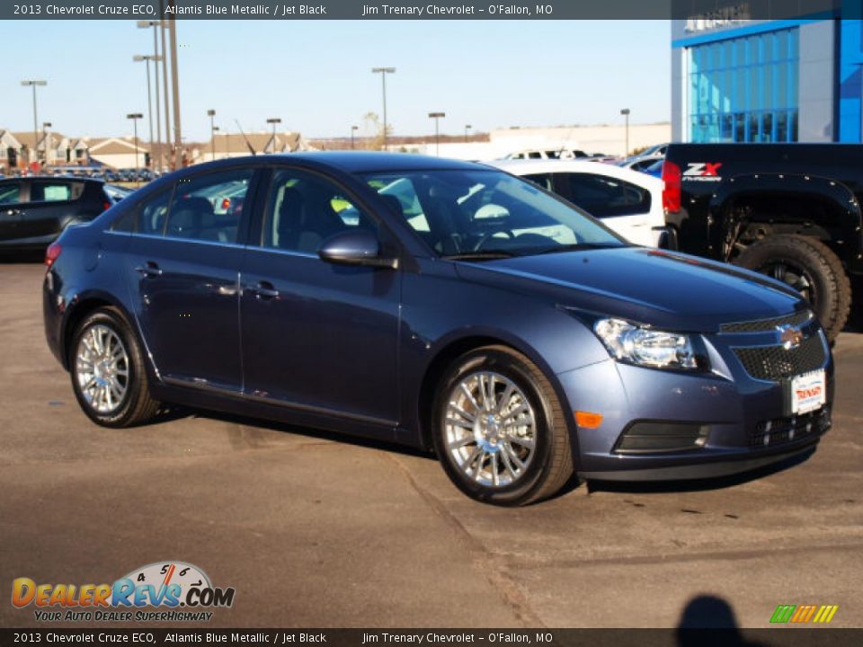 2013 Chevrolet Cruze ECO Atlantis Blue Metallic / Jet Black Photo #2
