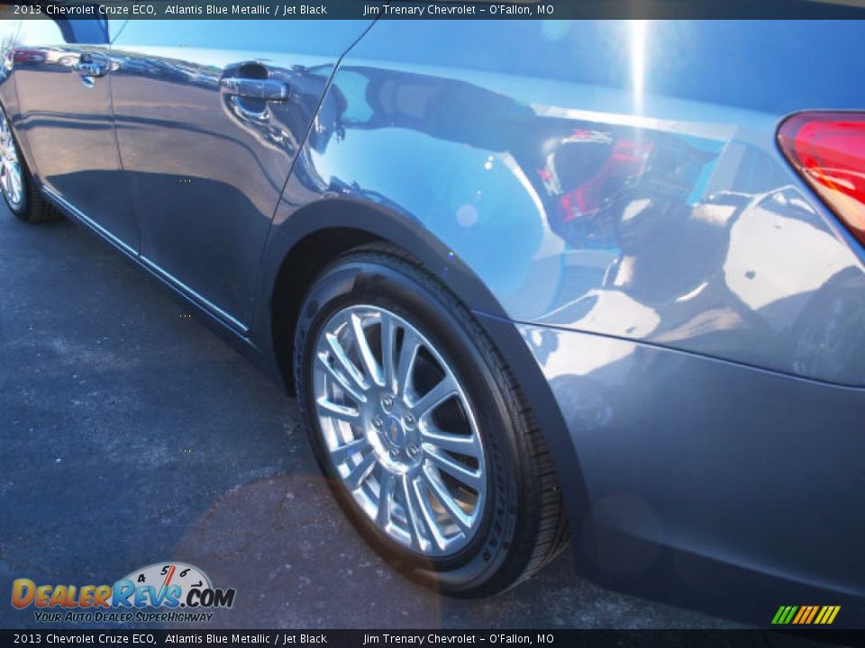 2013 Chevrolet Cruze ECO Atlantis Blue Metallic / Jet Black Photo #4