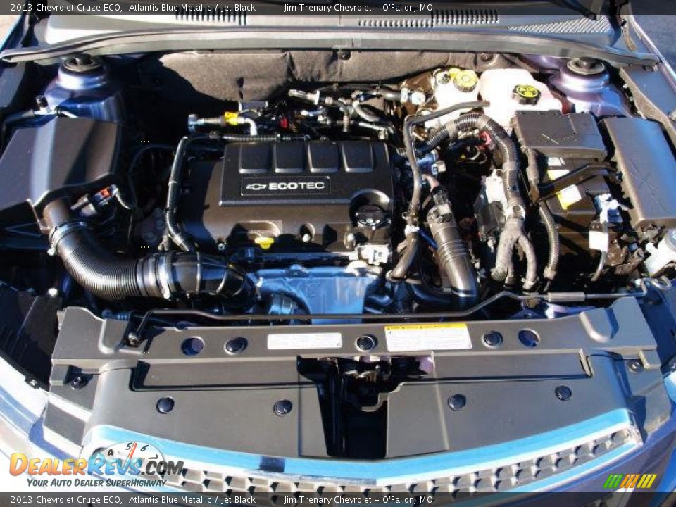 2013 Chevrolet Cruze ECO Atlantis Blue Metallic / Jet Black Photo #7