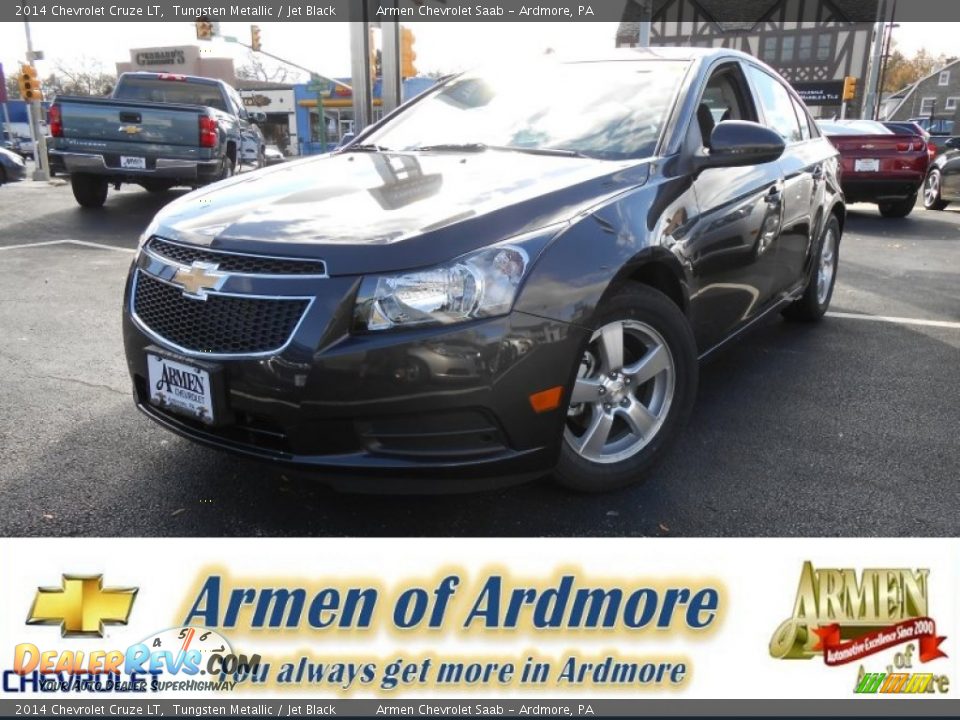 2014 Chevrolet Cruze LT Tungsten Metallic / Jet Black Photo #1