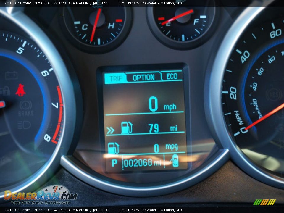 2013 Chevrolet Cruze ECO Atlantis Blue Metallic / Jet Black Photo #14