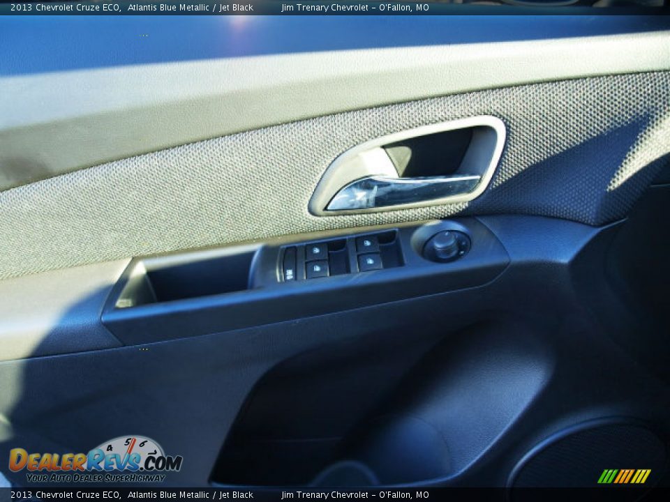 2013 Chevrolet Cruze ECO Atlantis Blue Metallic / Jet Black Photo #15
