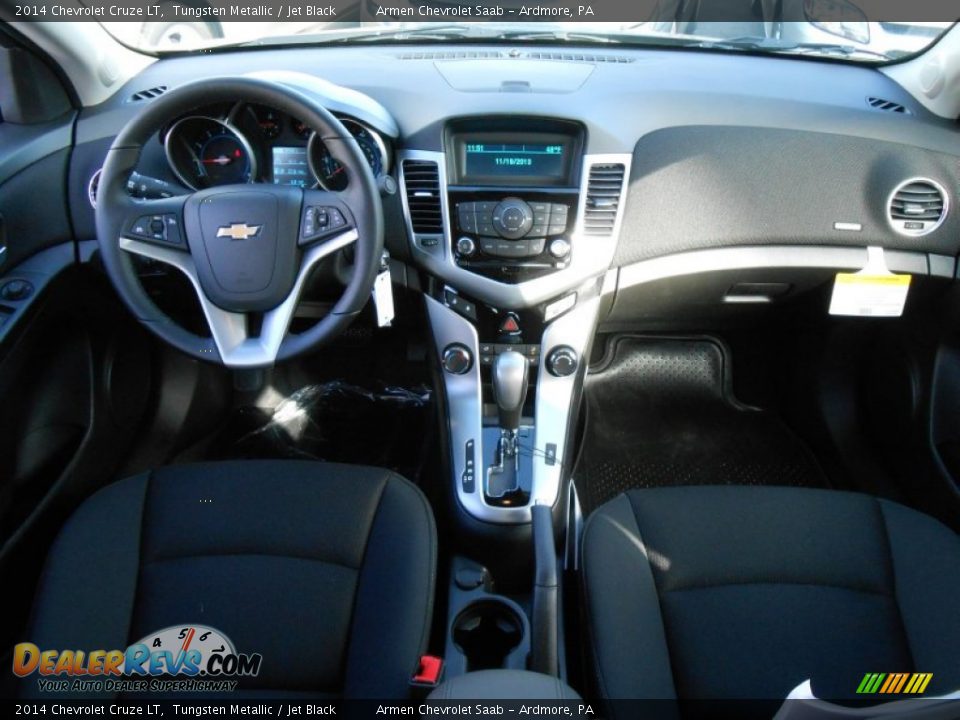 2014 Chevrolet Cruze LT Tungsten Metallic / Jet Black Photo #10