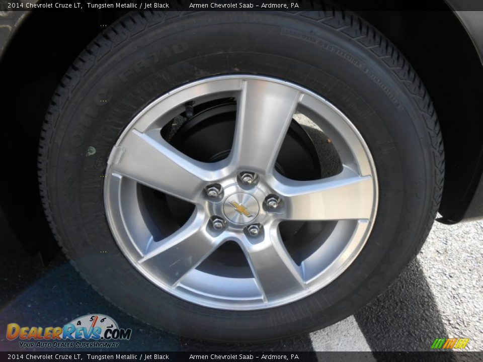 2014 Chevrolet Cruze LT Tungsten Metallic / Jet Black Photo #11