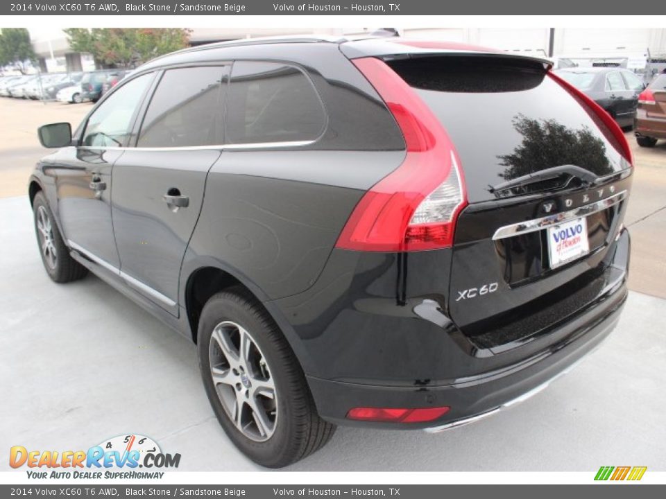 2014 Volvo XC60 T6 AWD Black Stone / Sandstone Beige Photo #5