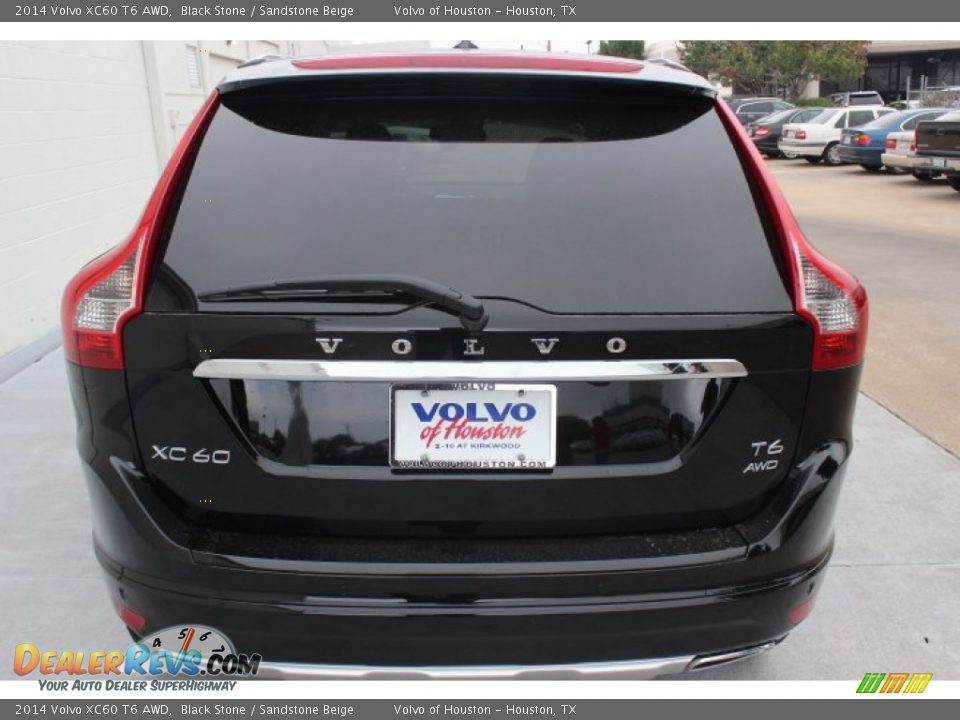 2014 Volvo XC60 T6 AWD Black Stone / Sandstone Beige Photo #6