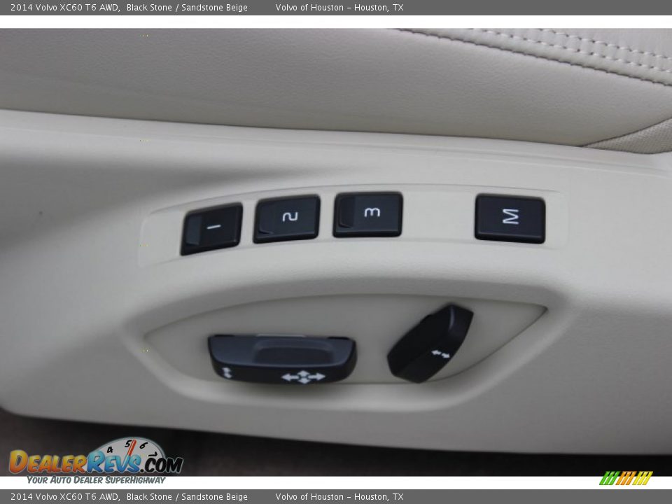 2014 Volvo XC60 T6 AWD Black Stone / Sandstone Beige Photo #13