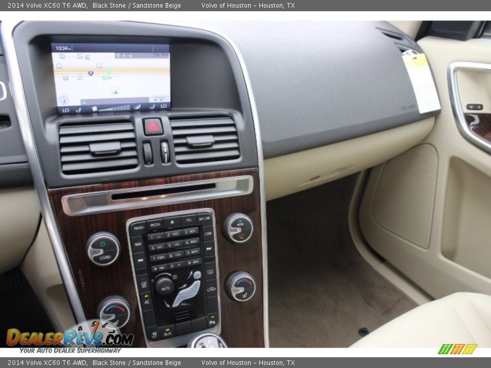 2014 Volvo XC60 T6 AWD Black Stone / Sandstone Beige Photo #14
