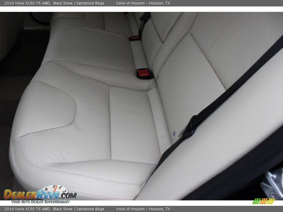 2014 Volvo XC60 T6 AWD Black Stone / Sandstone Beige Photo #26