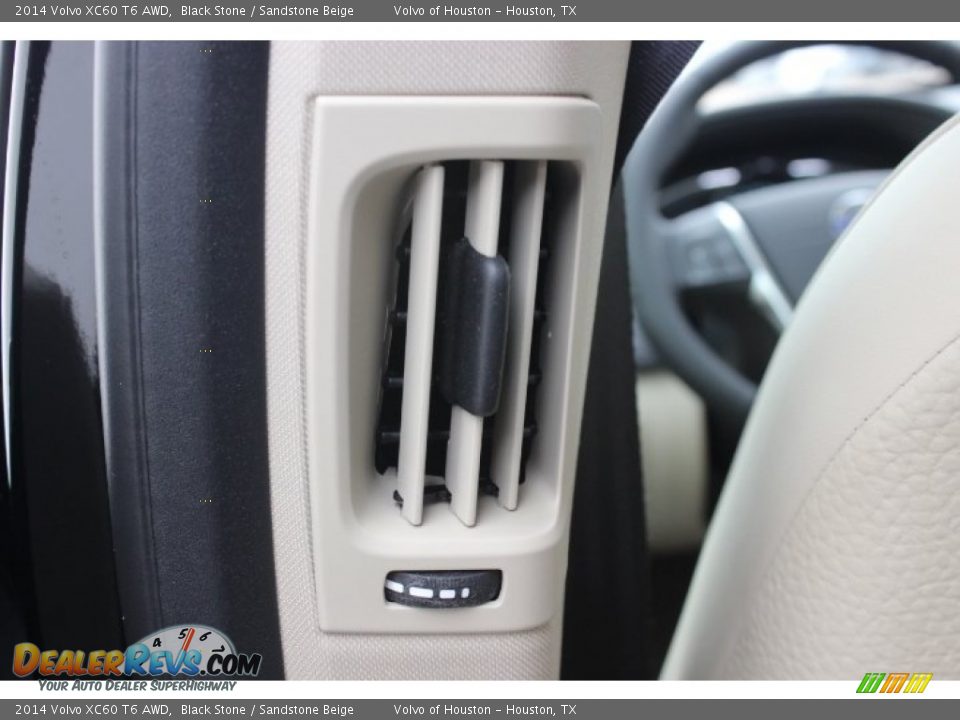 2014 Volvo XC60 T6 AWD Black Stone / Sandstone Beige Photo #27