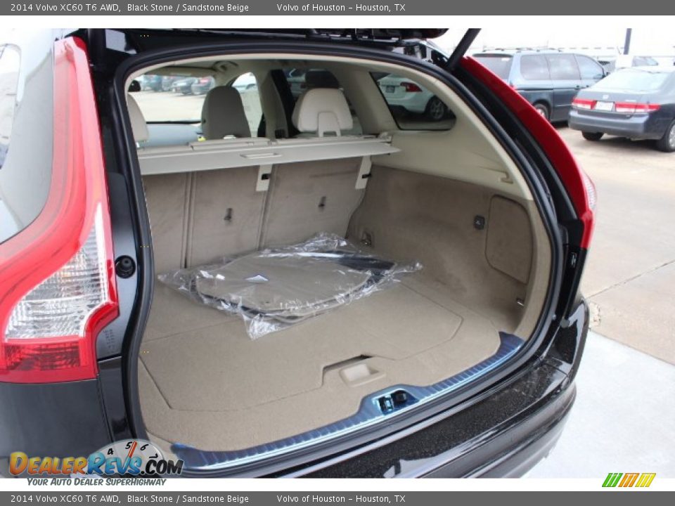 2014 Volvo XC60 T6 AWD Black Stone / Sandstone Beige Photo #30