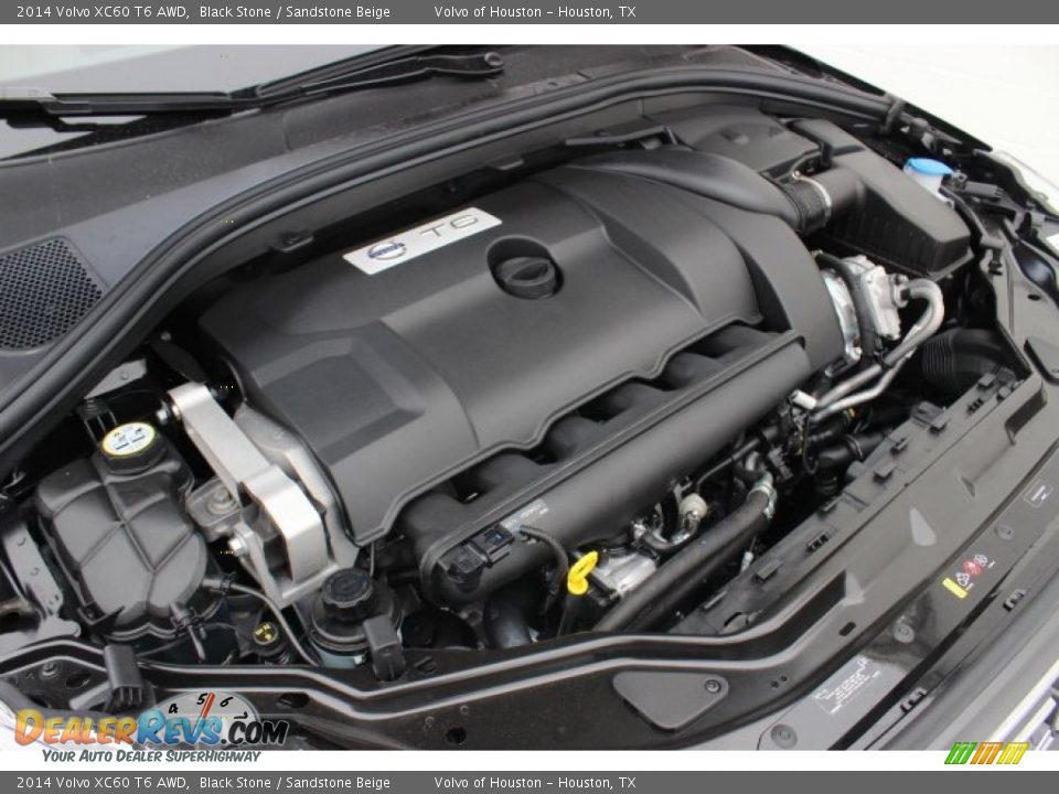 2014 Volvo XC60 T6 AWD Black Stone / Sandstone Beige Photo #32