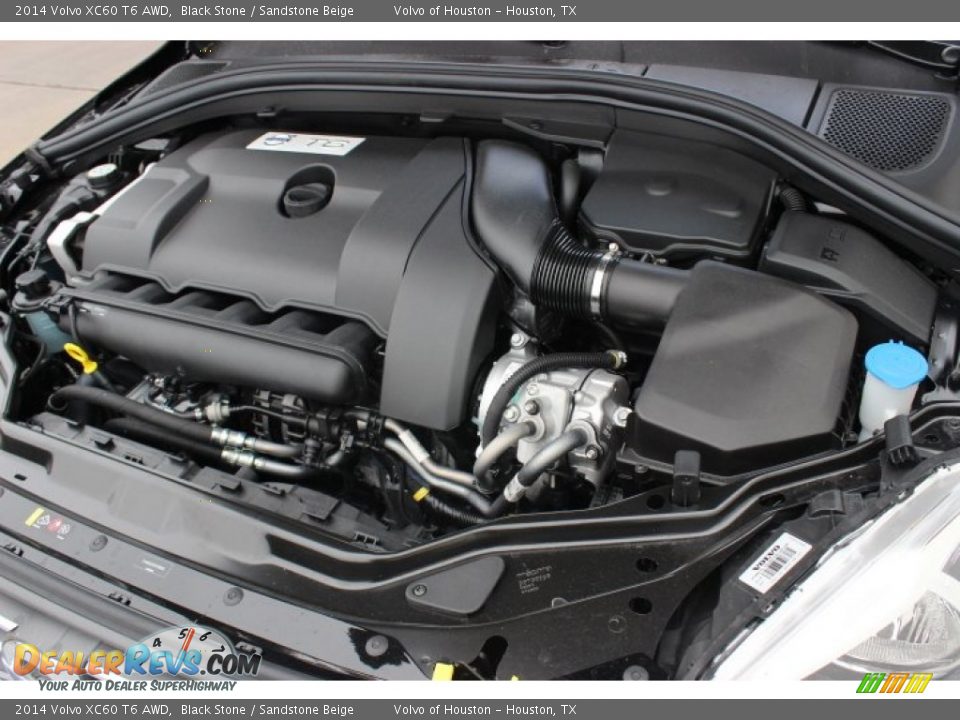 2014 Volvo XC60 T6 AWD Black Stone / Sandstone Beige Photo #33