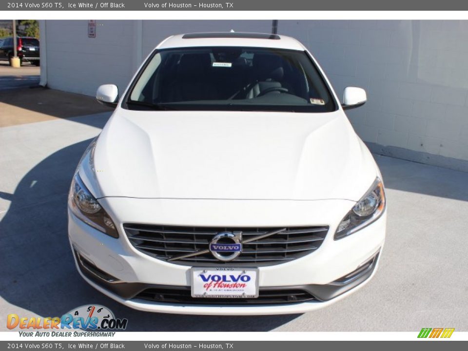 2014 Volvo S60 T5 Ice White / Off Black Photo #2