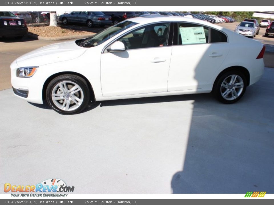 2014 Volvo S60 T5 Ice White / Off Black Photo #4