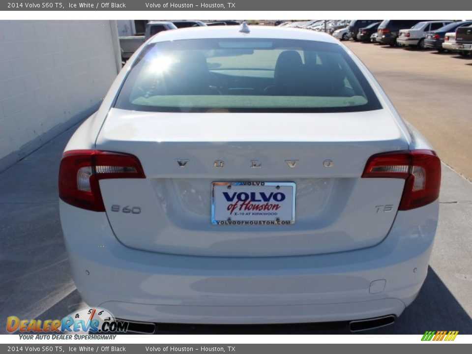 2014 Volvo S60 T5 Ice White / Off Black Photo #6