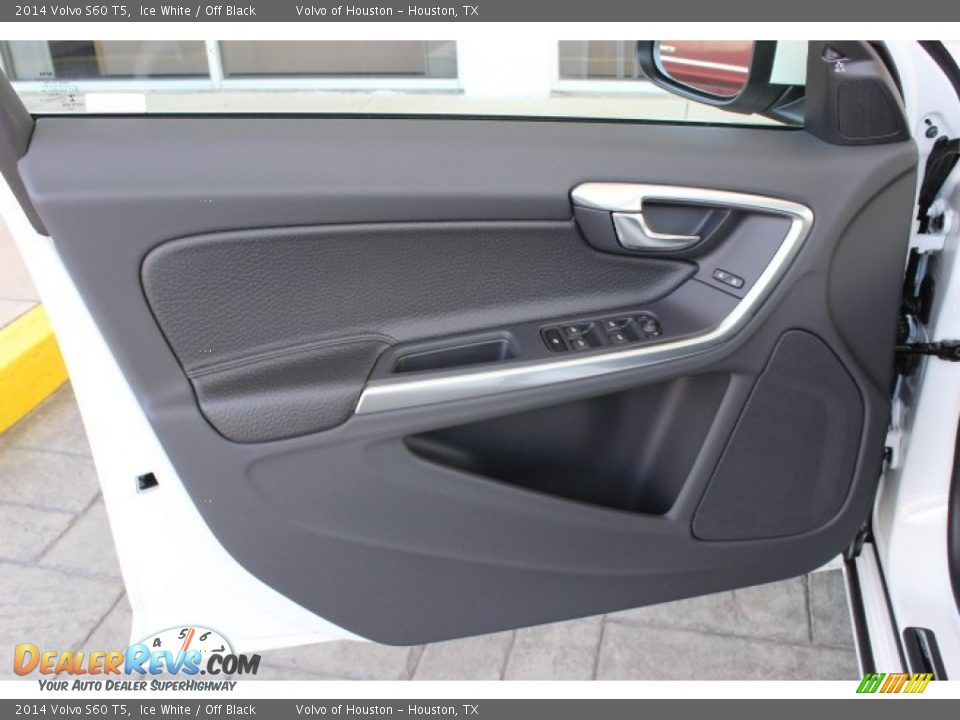 2014 Volvo S60 T5 Ice White / Off Black Photo #10