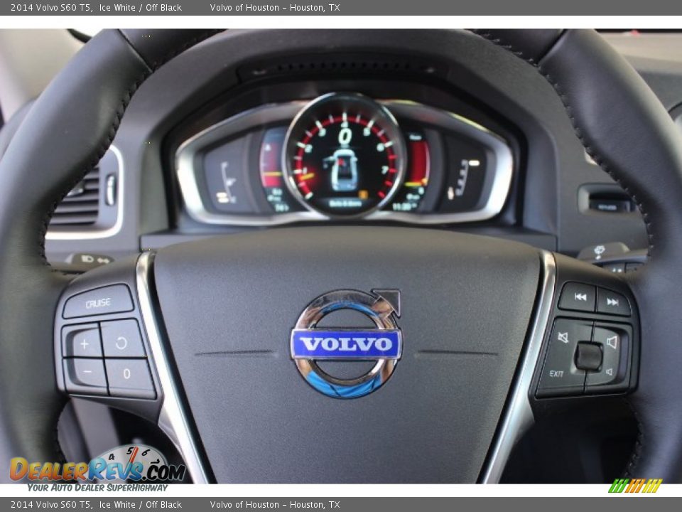 2014 Volvo S60 T5 Ice White / Off Black Photo #19