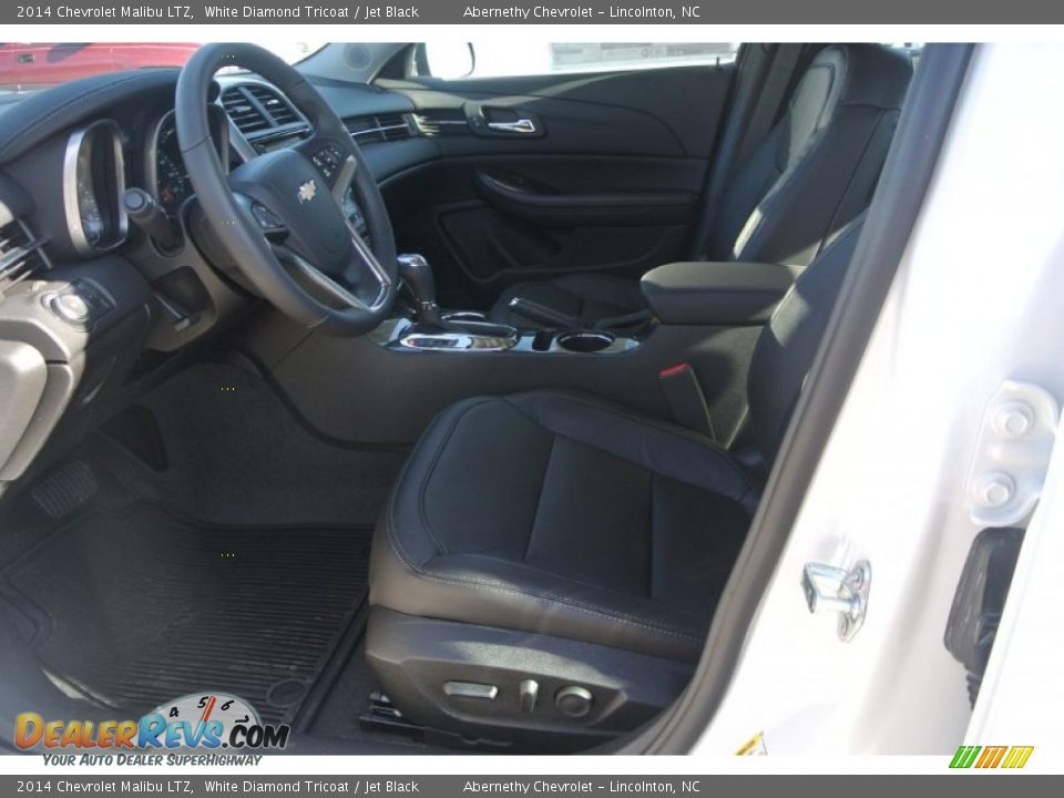 2014 Chevrolet Malibu LTZ White Diamond Tricoat / Jet Black Photo #10