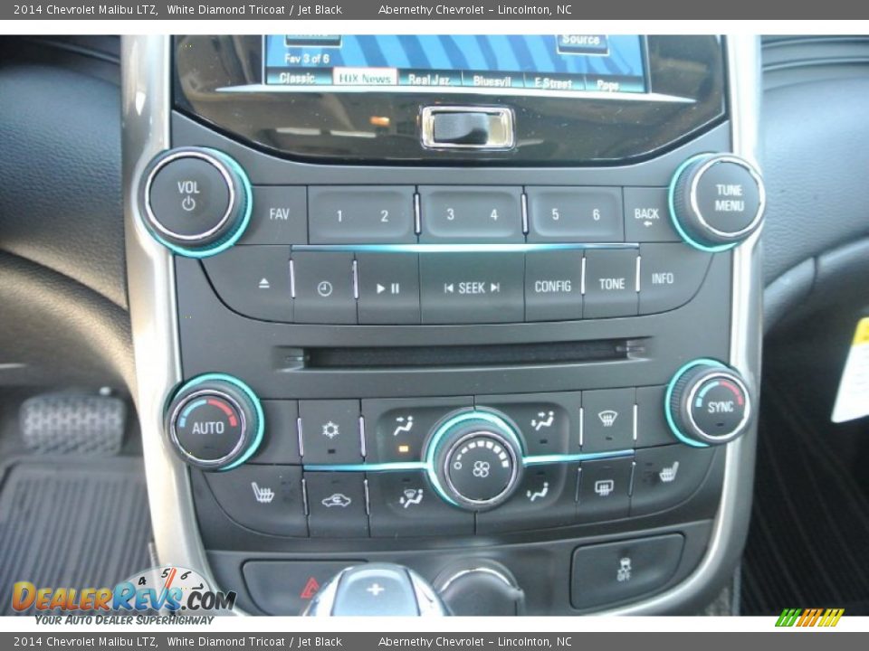 2014 Chevrolet Malibu LTZ White Diamond Tricoat / Jet Black Photo #12