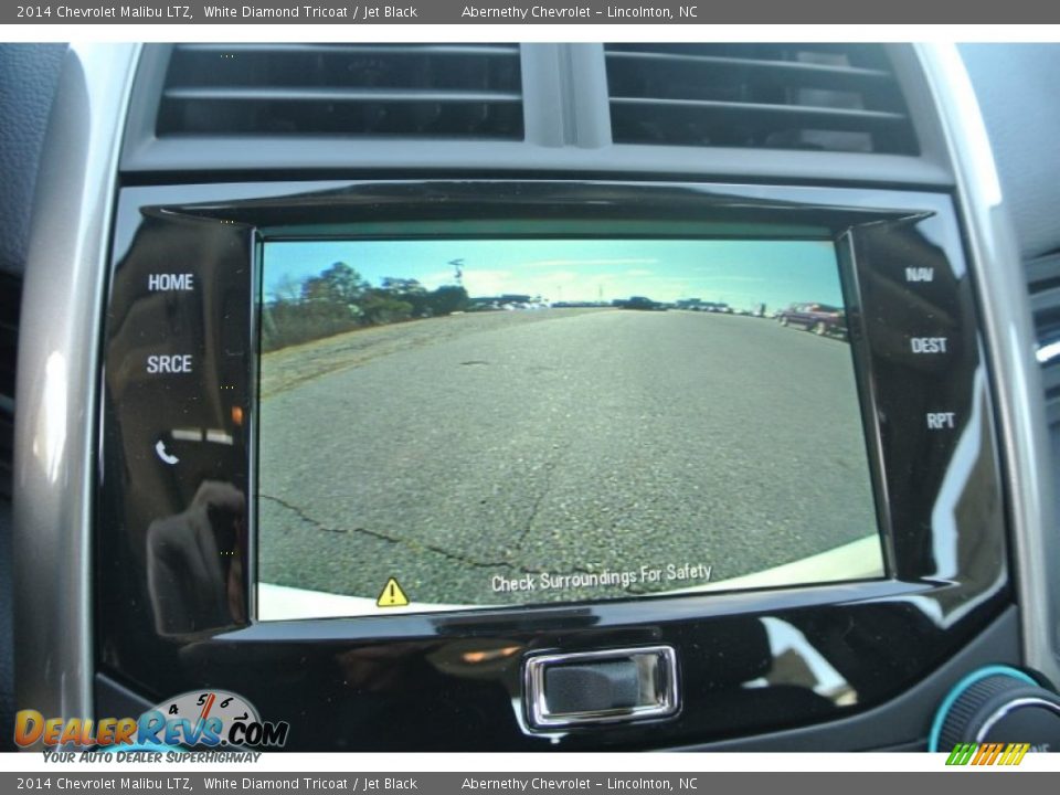 2014 Chevrolet Malibu LTZ White Diamond Tricoat / Jet Black Photo #14