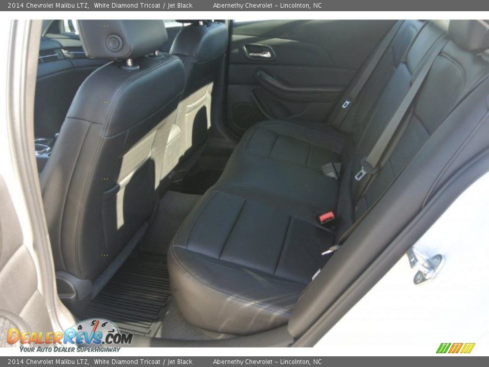 2014 Chevrolet Malibu LTZ White Diamond Tricoat / Jet Black Photo #17