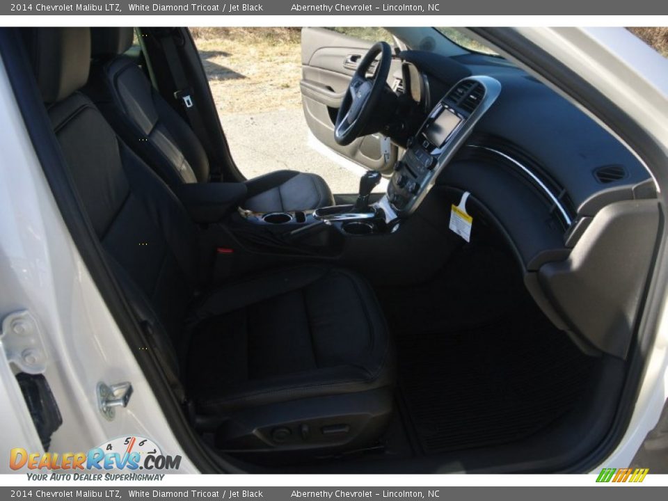 2014 Chevrolet Malibu LTZ White Diamond Tricoat / Jet Black Photo #19