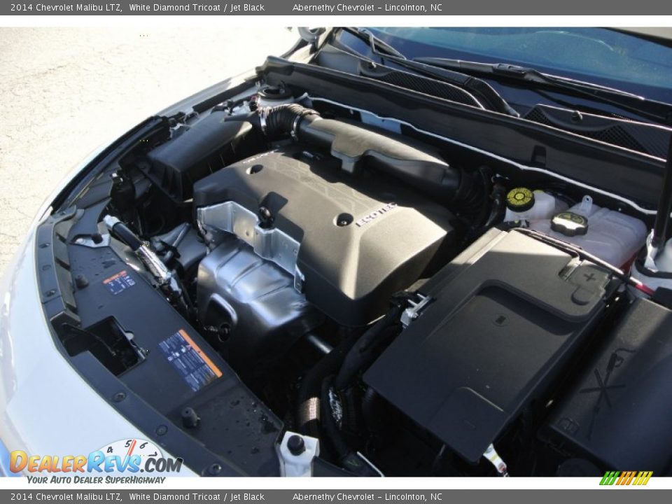 2014 Chevrolet Malibu LTZ White Diamond Tricoat / Jet Black Photo #21