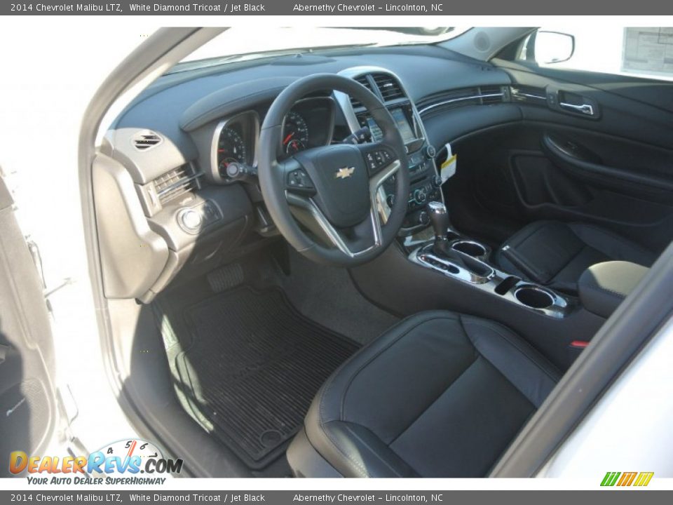 2014 Chevrolet Malibu LTZ White Diamond Tricoat / Jet Black Photo #22