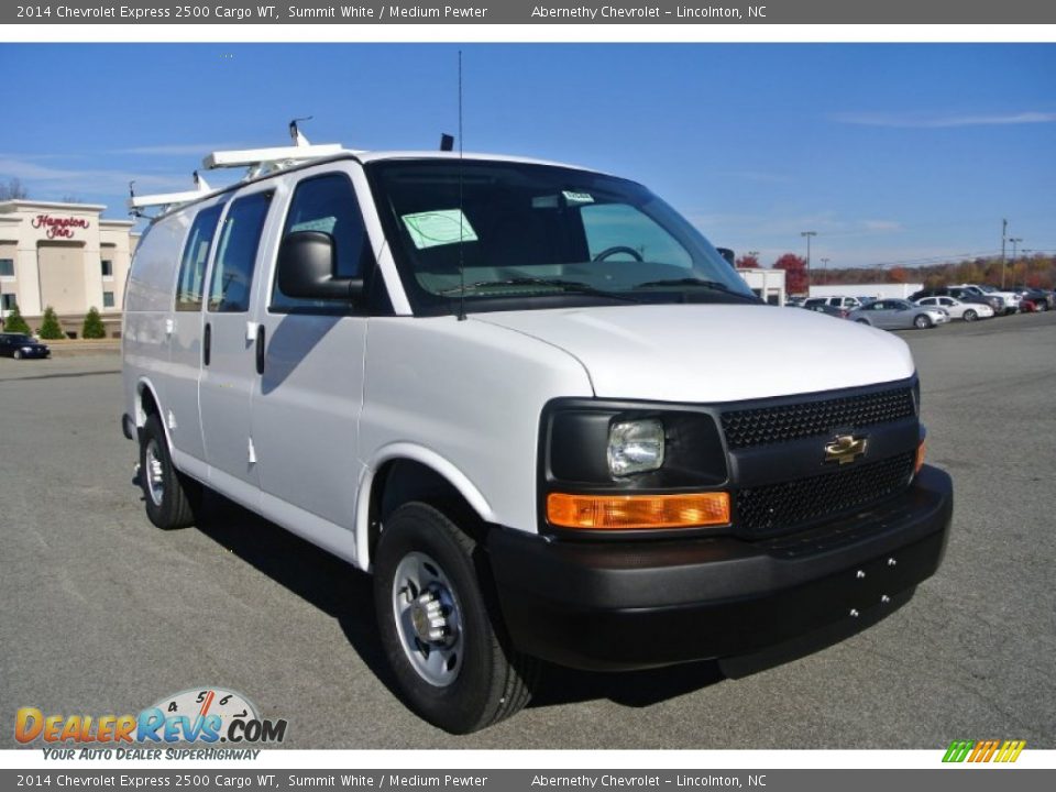 2014 Chevrolet Express 2500 Cargo WT Summit White / Medium Pewter Photo #1