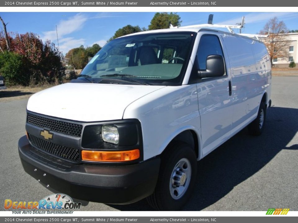 2014 Chevrolet Express 2500 Cargo WT Summit White / Medium Pewter Photo #2