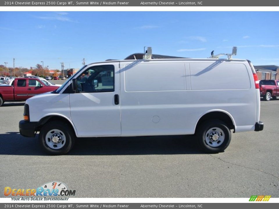 2014 Chevrolet Express 2500 Cargo WT Summit White / Medium Pewter Photo #3