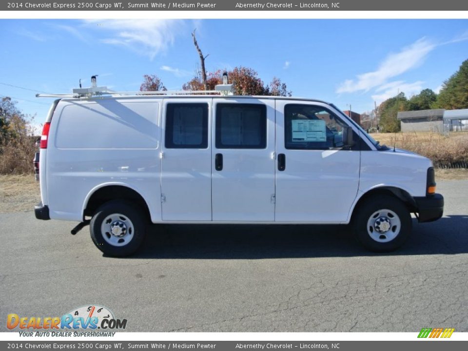 2014 Chevrolet Express 2500 Cargo WT Summit White / Medium Pewter Photo #6