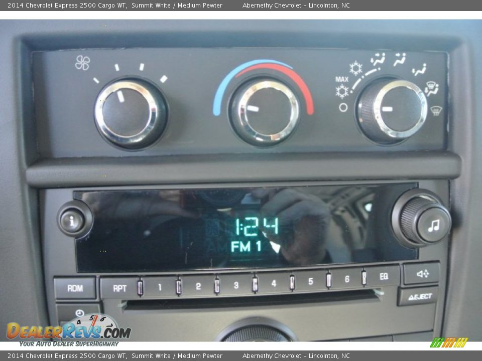 2014 Chevrolet Express 2500 Cargo WT Summit White / Medium Pewter Photo #10