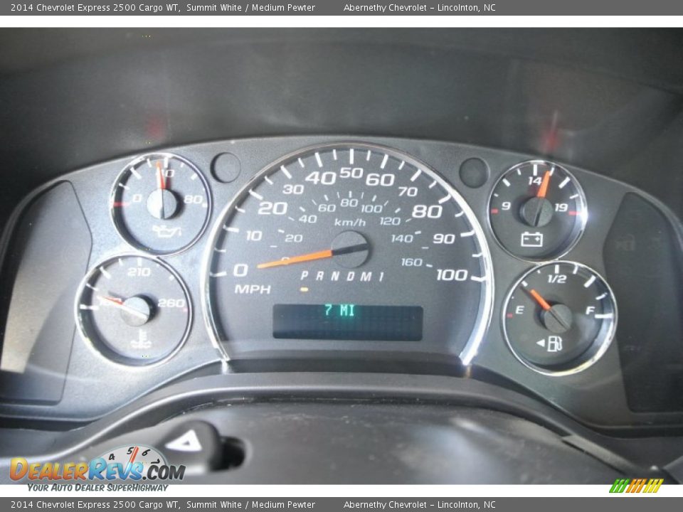 2014 Chevrolet Express 2500 Cargo WT Summit White / Medium Pewter Photo #11