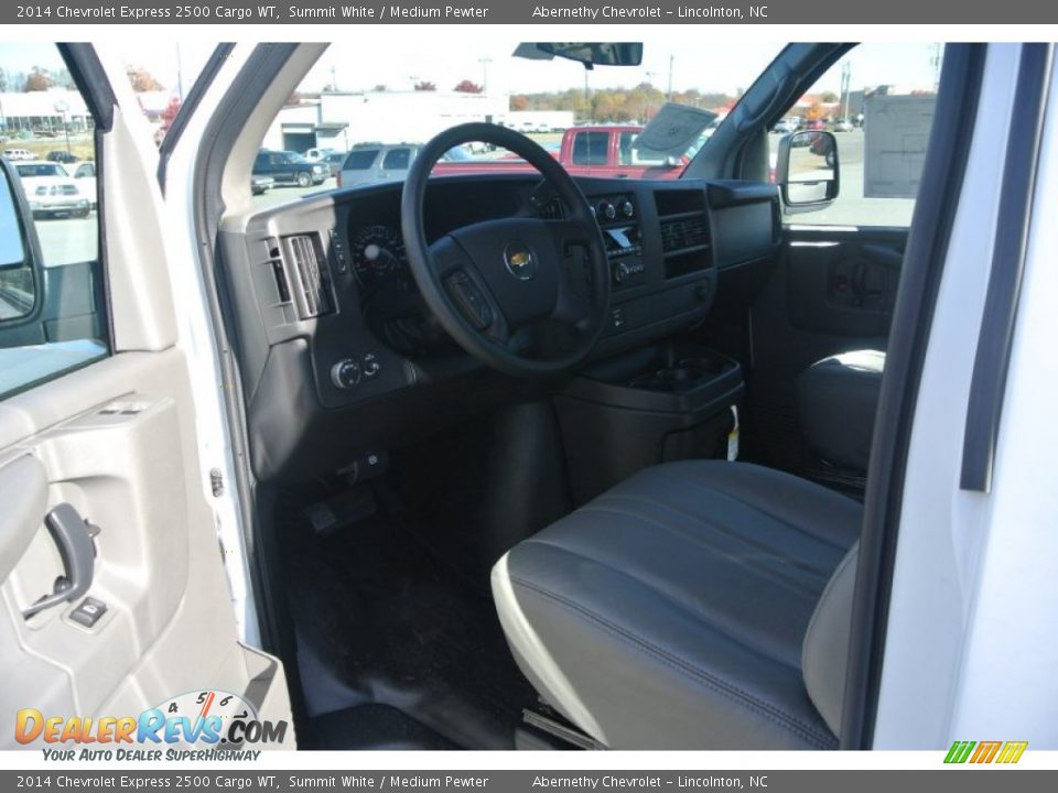 2014 Chevrolet Express 2500 Cargo WT Summit White / Medium Pewter Photo #19