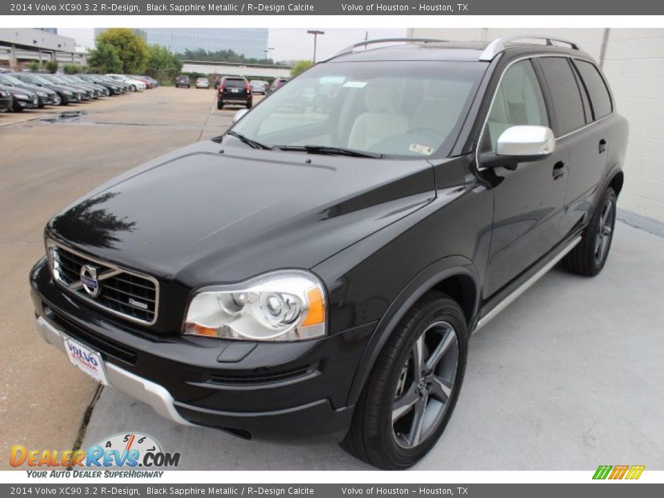 2014 Volvo XC90 3.2 R-Design Black Sapphire Metallic / R-Design Calcite Photo #3