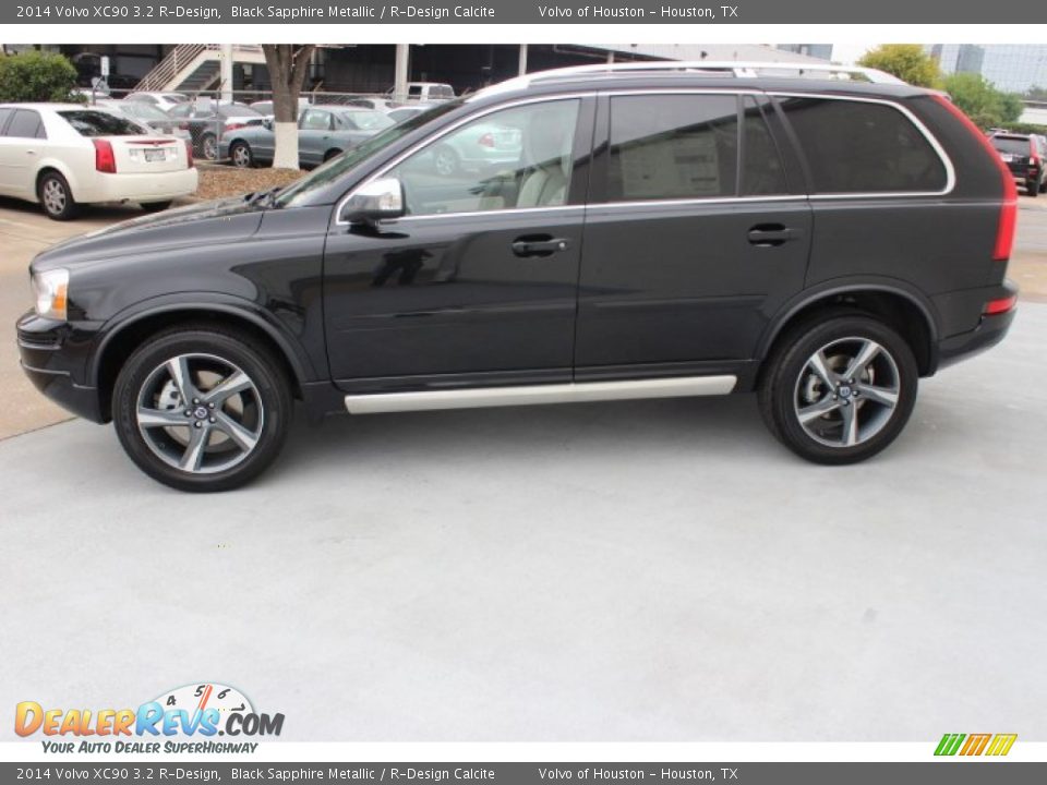 Black Sapphire Metallic 2014 Volvo XC90 3.2 R-Design Photo #4