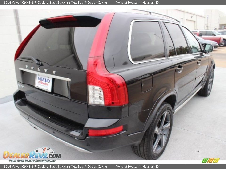 2014 Volvo XC90 3.2 R-Design Black Sapphire Metallic / R-Design Calcite Photo #7