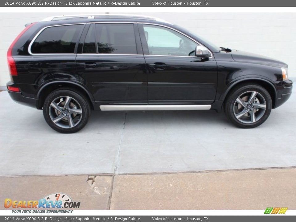 Black Sapphire Metallic 2014 Volvo XC90 3.2 R-Design Photo #8