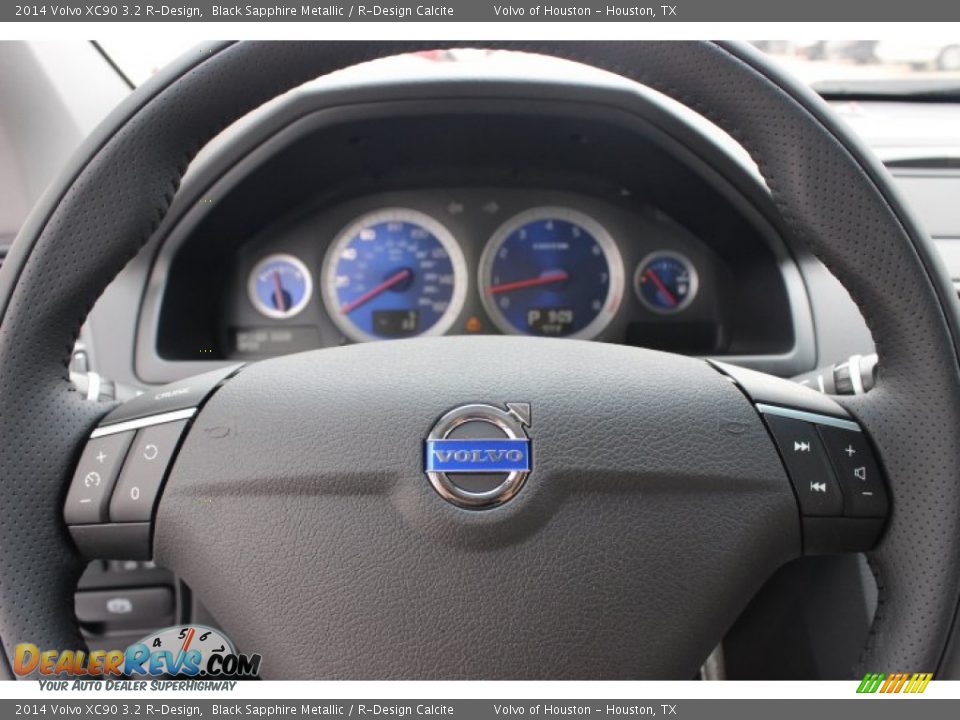 2014 Volvo XC90 3.2 R-Design Steering Wheel Photo #21