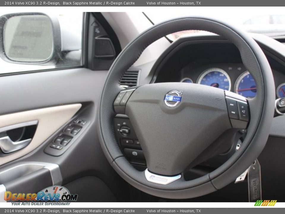 2014 Volvo XC90 3.2 R-Design Steering Wheel Photo #29